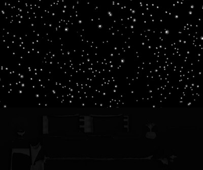 Glow in the Dark Star Dots - Multi Color Set for stunning night sky ceilings, invisible by day - image8